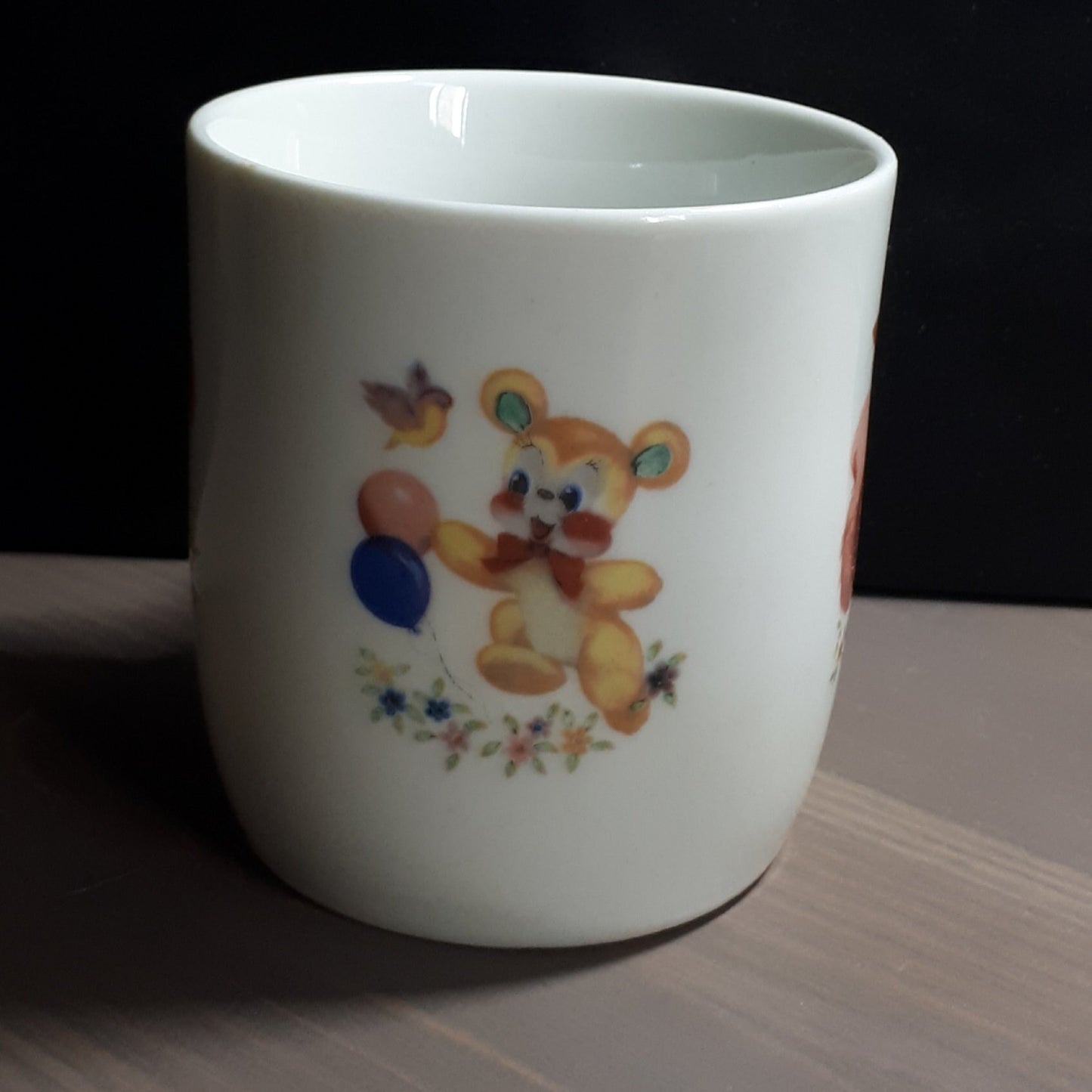 Bareuther Waldsassen Bavaria Germany Vintage baby animals mug #133