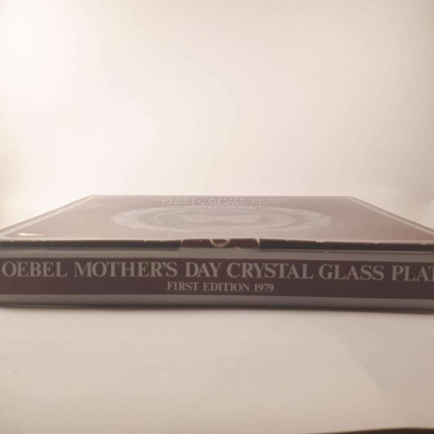 Goebel 1979 Mother's Day Crystal Glass Plate Original Box Limited Edition