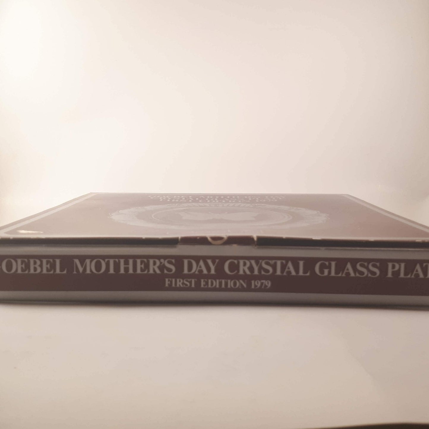 Goebel 1979 Mother's Day Crystal Glass Plate Original Box Limited Edition