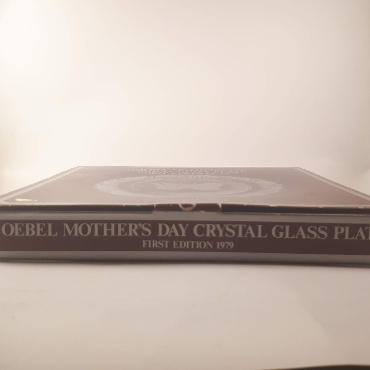 Goebel 1979 Mother's Day Crystal Glass Plate Original Box Limited Edition