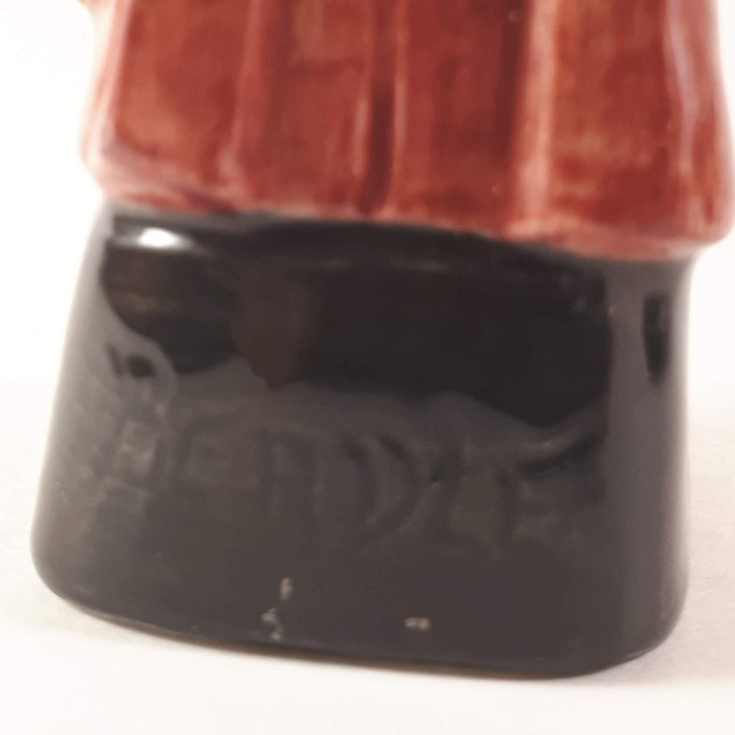 Set of Royal Doulton small toby mug and Artone England beadley figurine