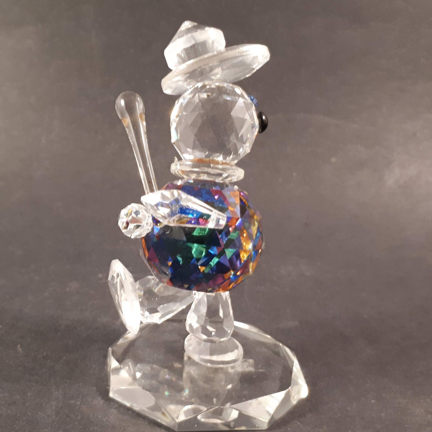 Aurora crystal Finest lead Crystal from Austria Germany Baseball figurine W/B