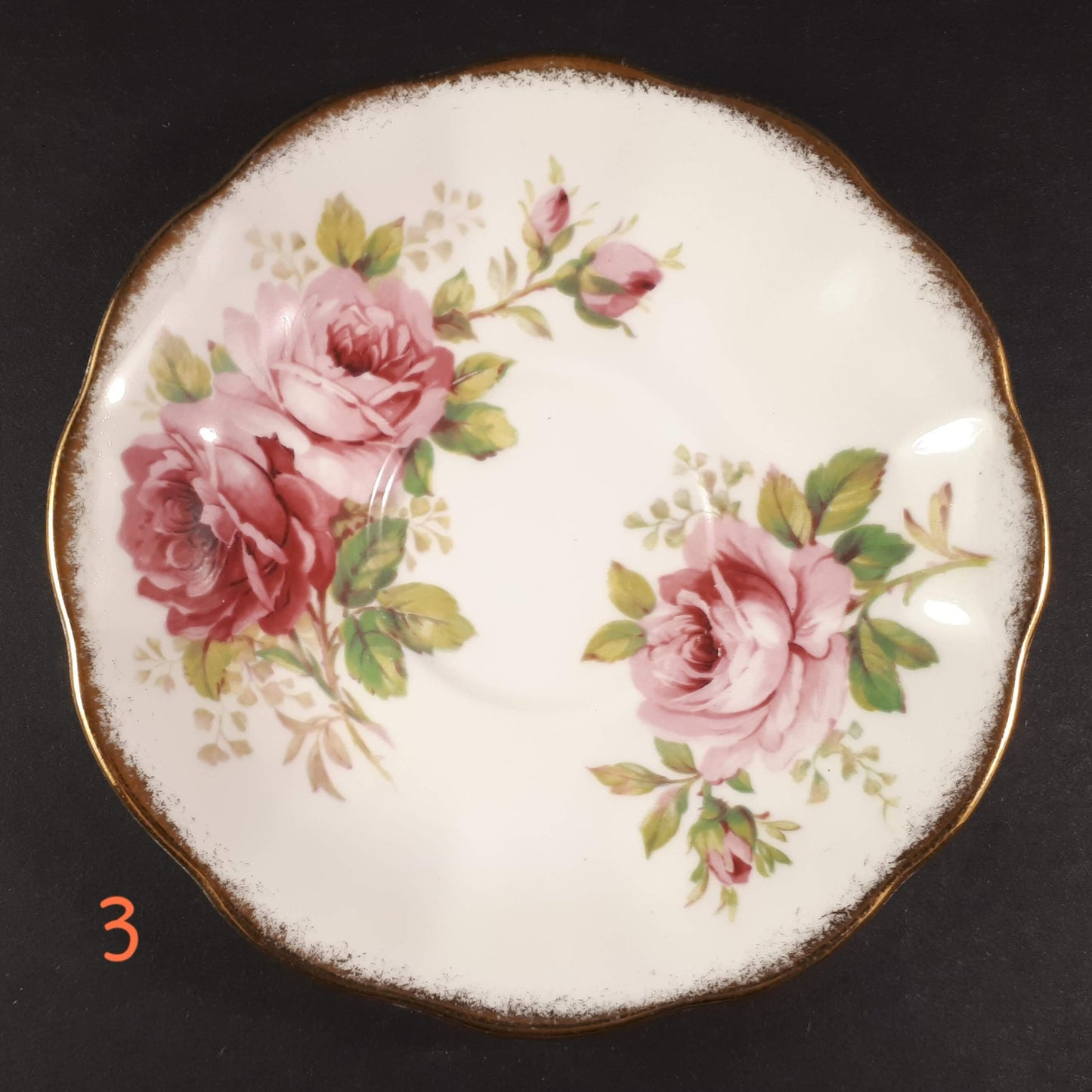 Only Royal Albert orphan saucers for Mix and Match