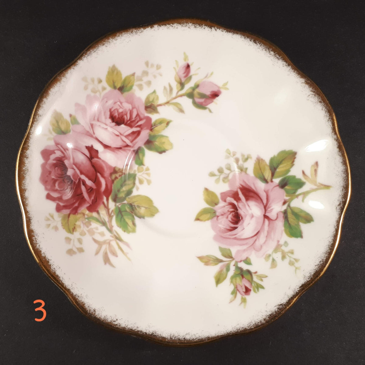 Only Royal Albert orphan saucers for Mix and Match