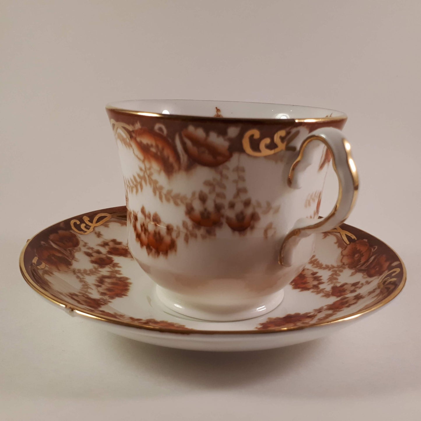 RARE !! Collingwoods 134 bone china cup and saucer set made in England.