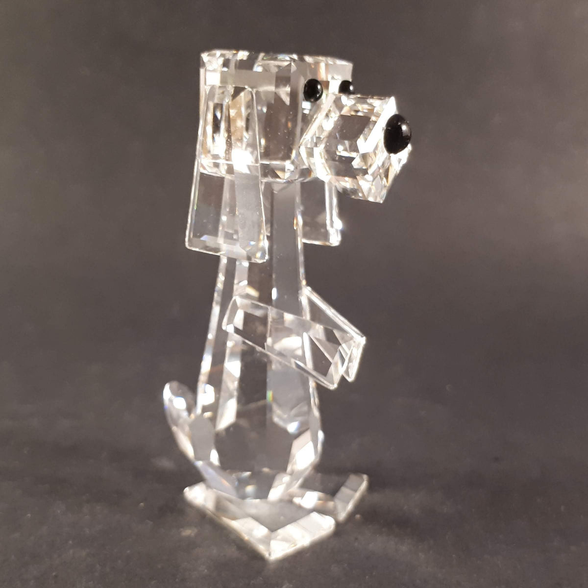 Vintage retired Swarovski standing Pluto dog ornament figurine original box