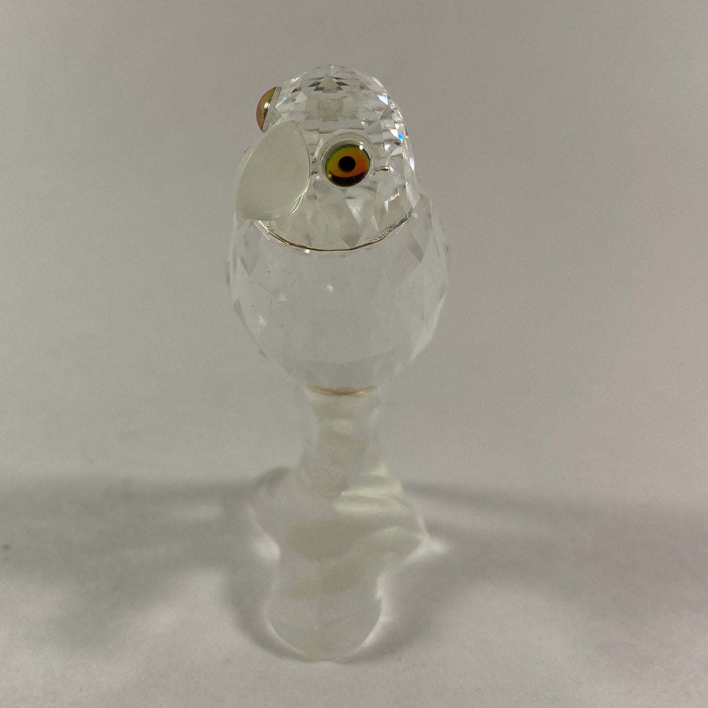 Swarovski Up In The Trees Parrot Figurine Frosted Base in Excellent Condition