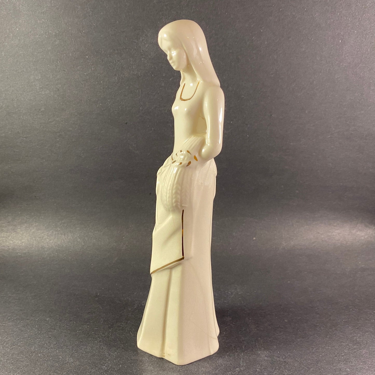 Vintage Kuntsporzellan Zumas Figurine~Young Lady German