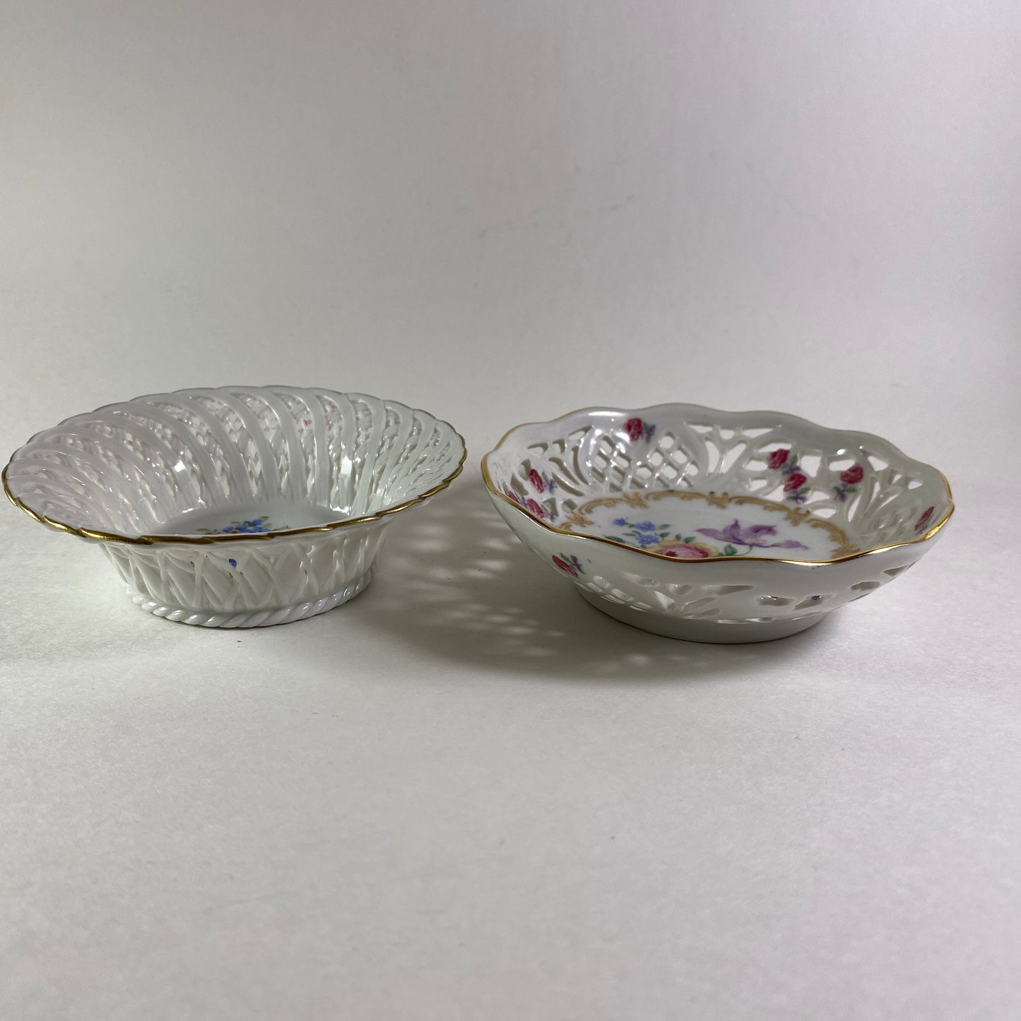 Vintage Klausenberg & Ausberg set of 2 small Pin dishes Germany