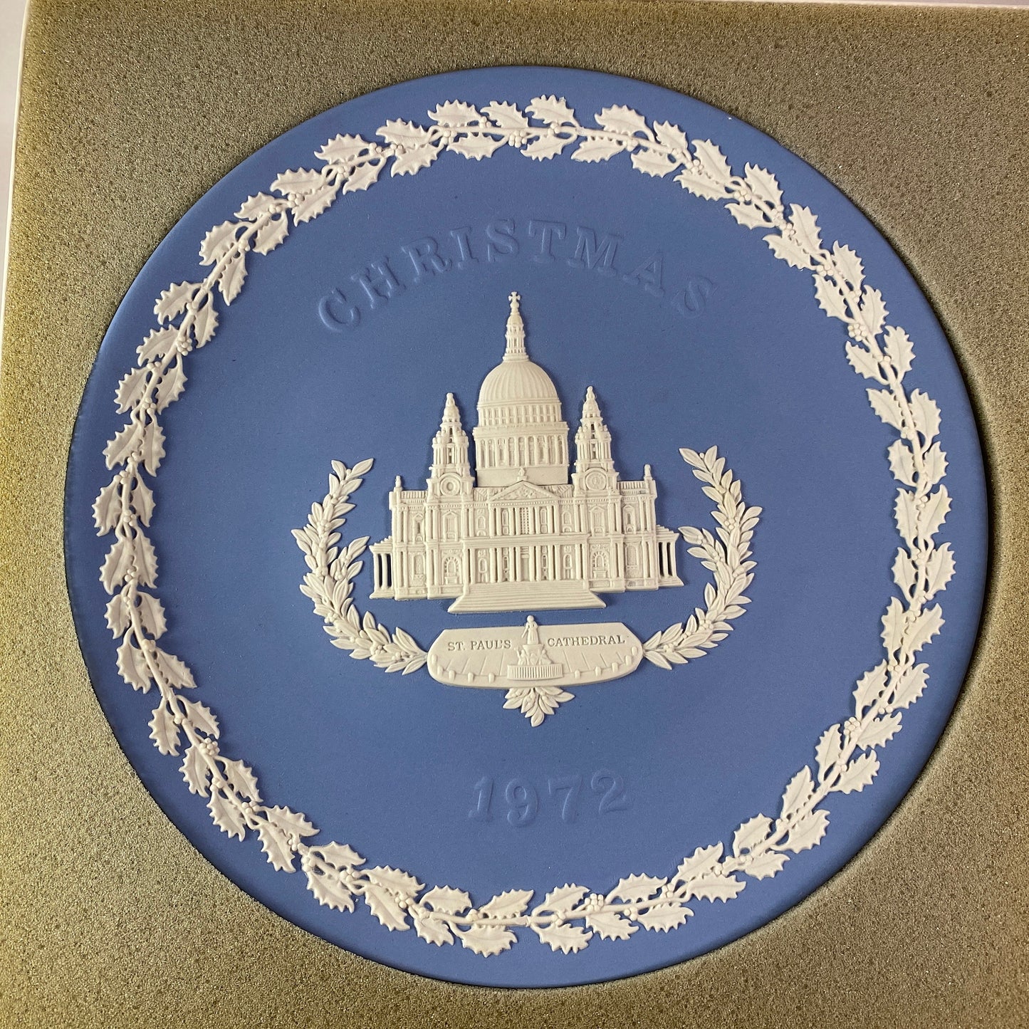 Vintage wedgwood Christmas plates and mother's day plates