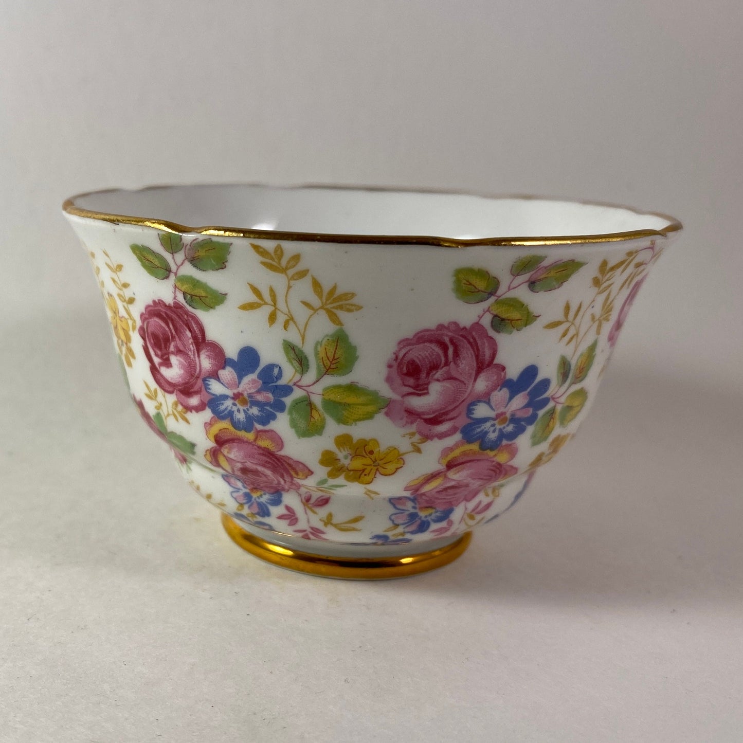 Vintage Royal Stafford June Roses design Sugar bowl