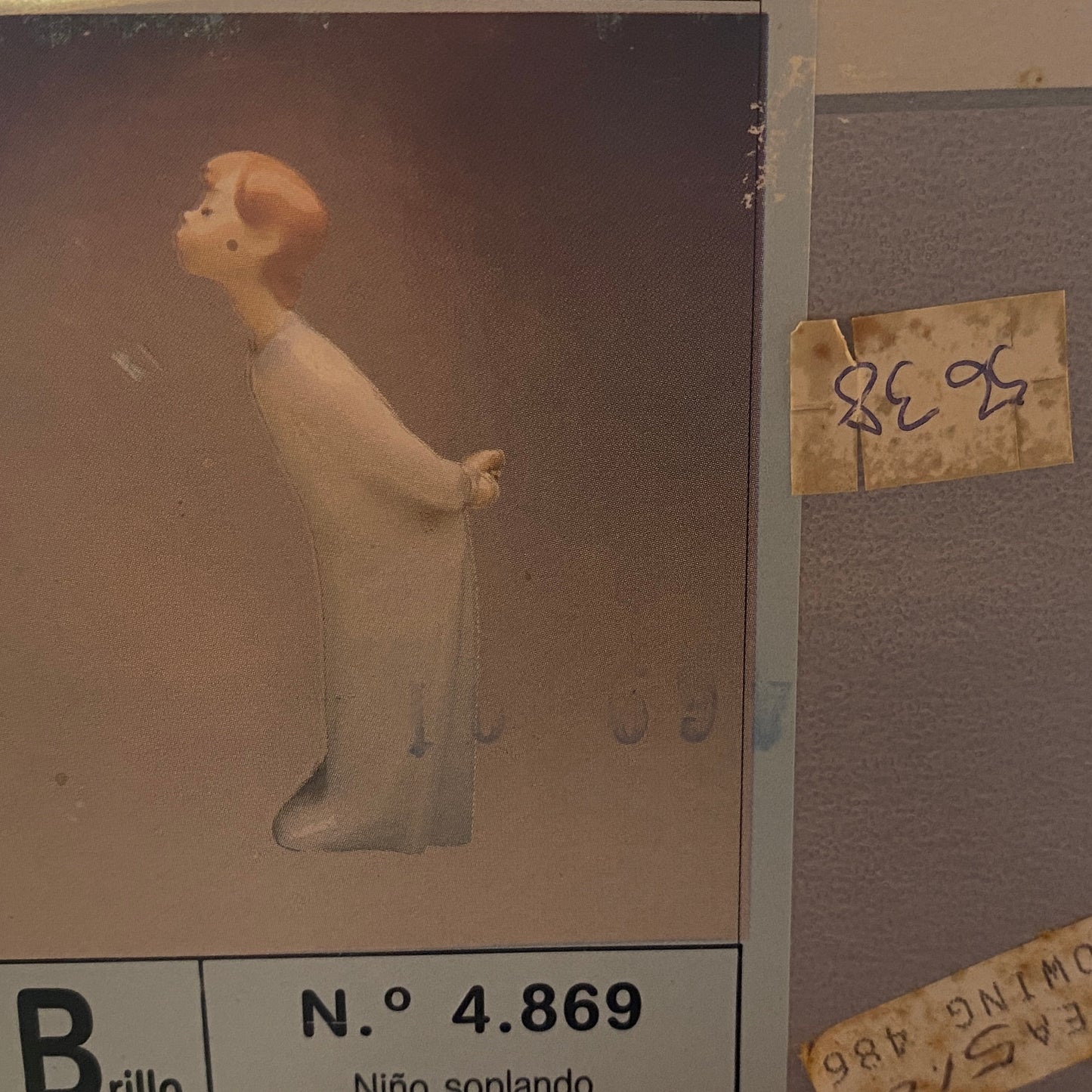 Lladro Figurine "Boy Blowing" # 4869 with Original box