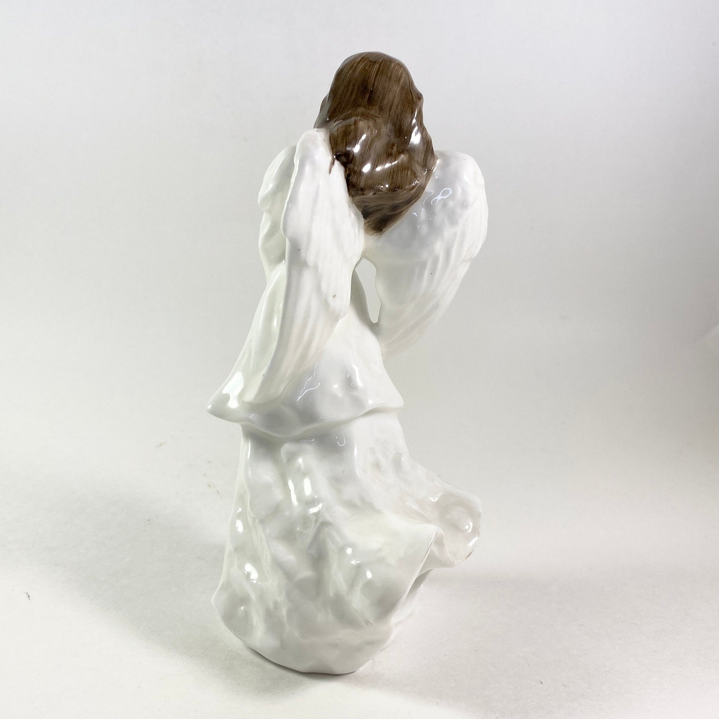Vintage Royal Doulton 1996 White Porcelain Praying Angel Figurine HN 3733