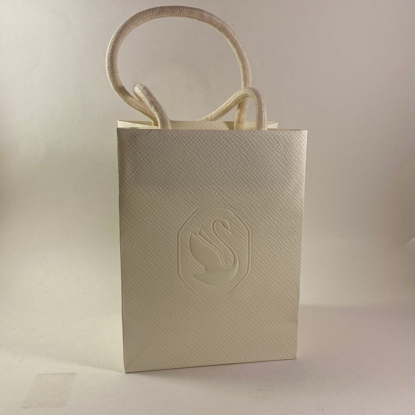 Set of 3 Swarovski Empty Shopping Paper Gift Mini Bags Sz 6.25” x 4.75” x 3.5”