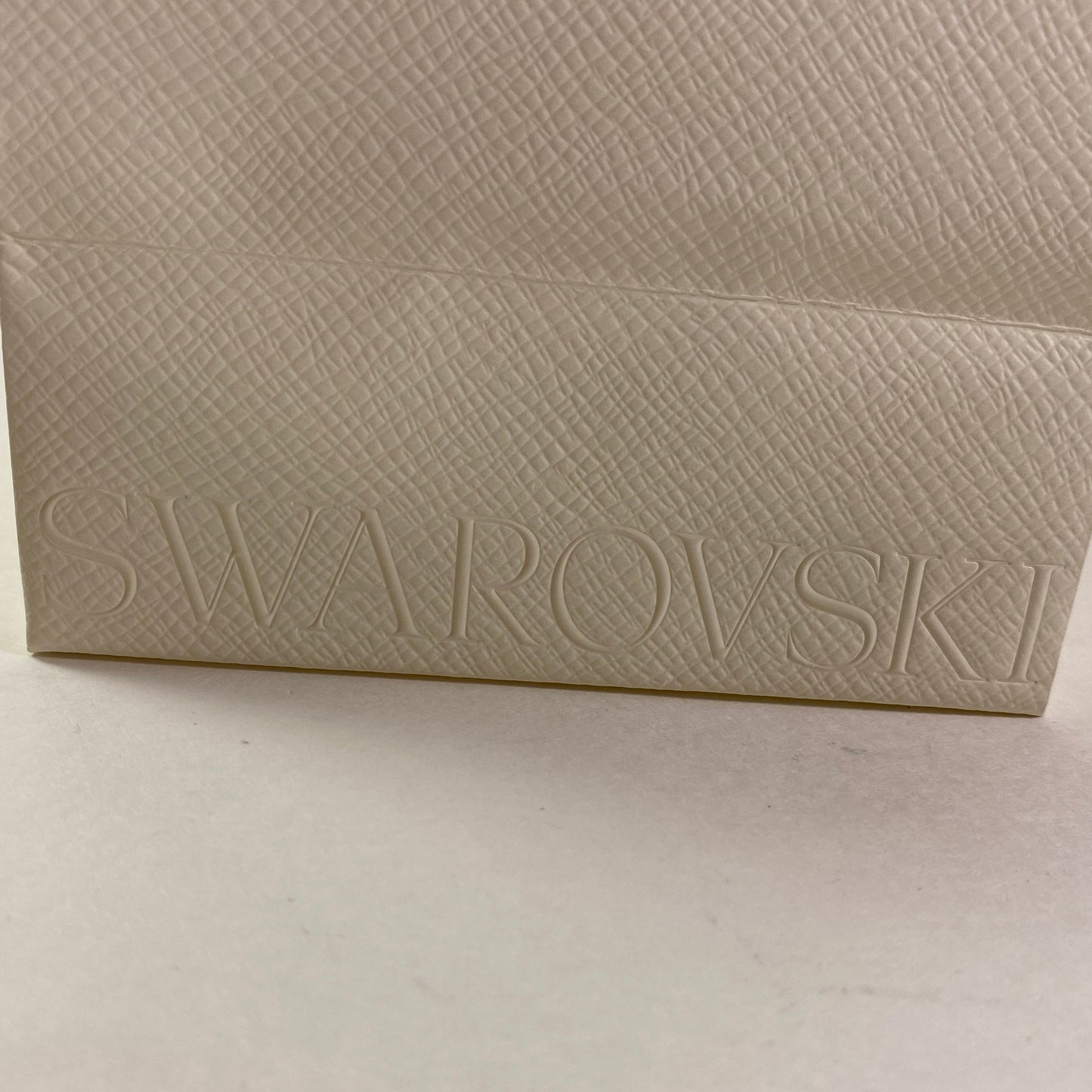 Set of 3 Swarovski Empty Shopping Paper Gift Mini Bags Sz 6.25” x 4.75” x 3.5”