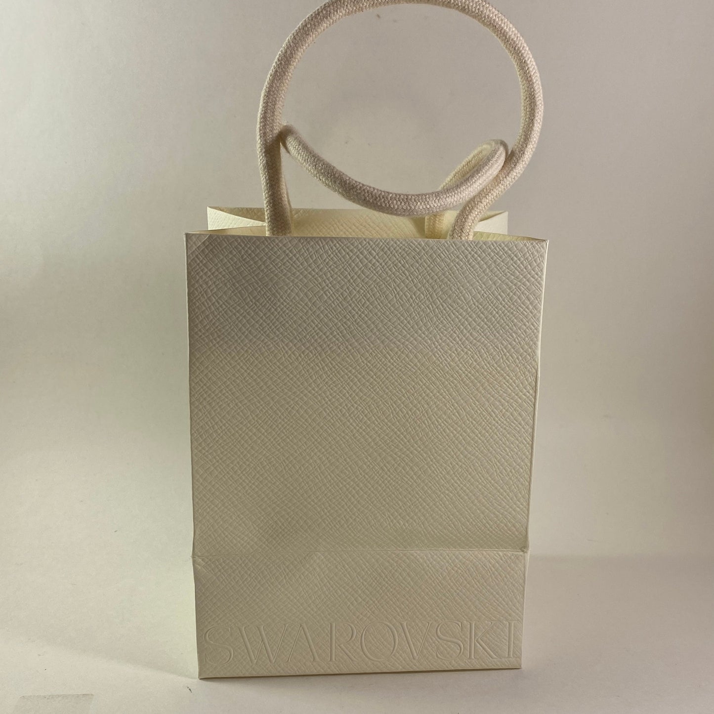 Set of 3 Swarovski Empty Shopping Paper Gift Mini Bags Sz 6.25” x 4.75” x 3.5”