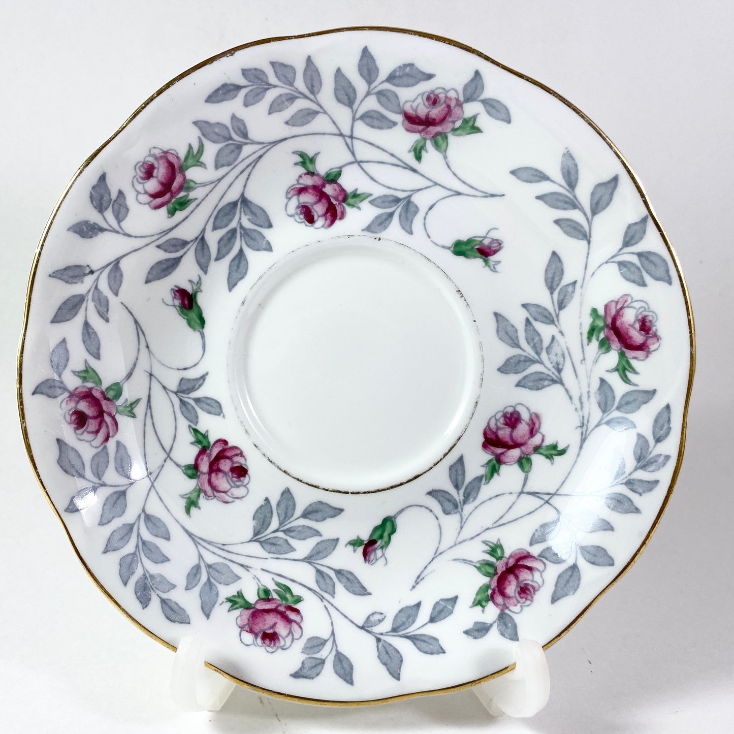 Vintage Royal Albert England Bone China Conway Pink Roses Cup and Saucer Set
