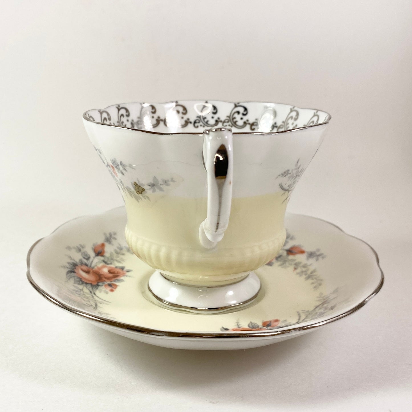 Vintage RARE Royal Albert Moon glow Teacup And Saucer