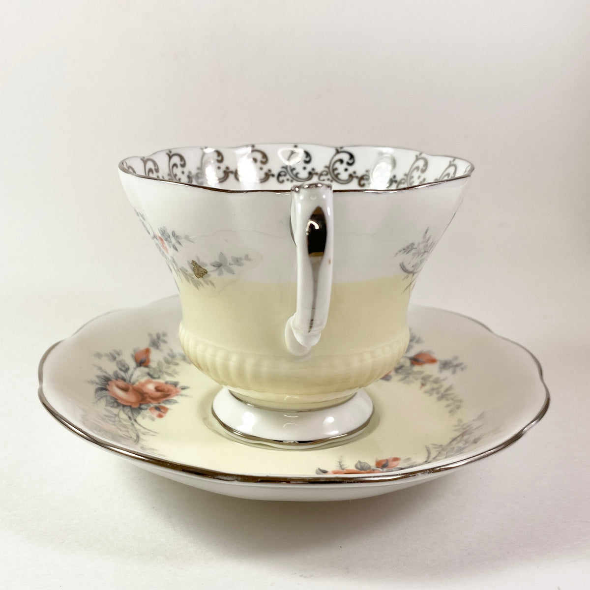 Vintage RARE Royal Albert Moon glow Teacup And Saucer