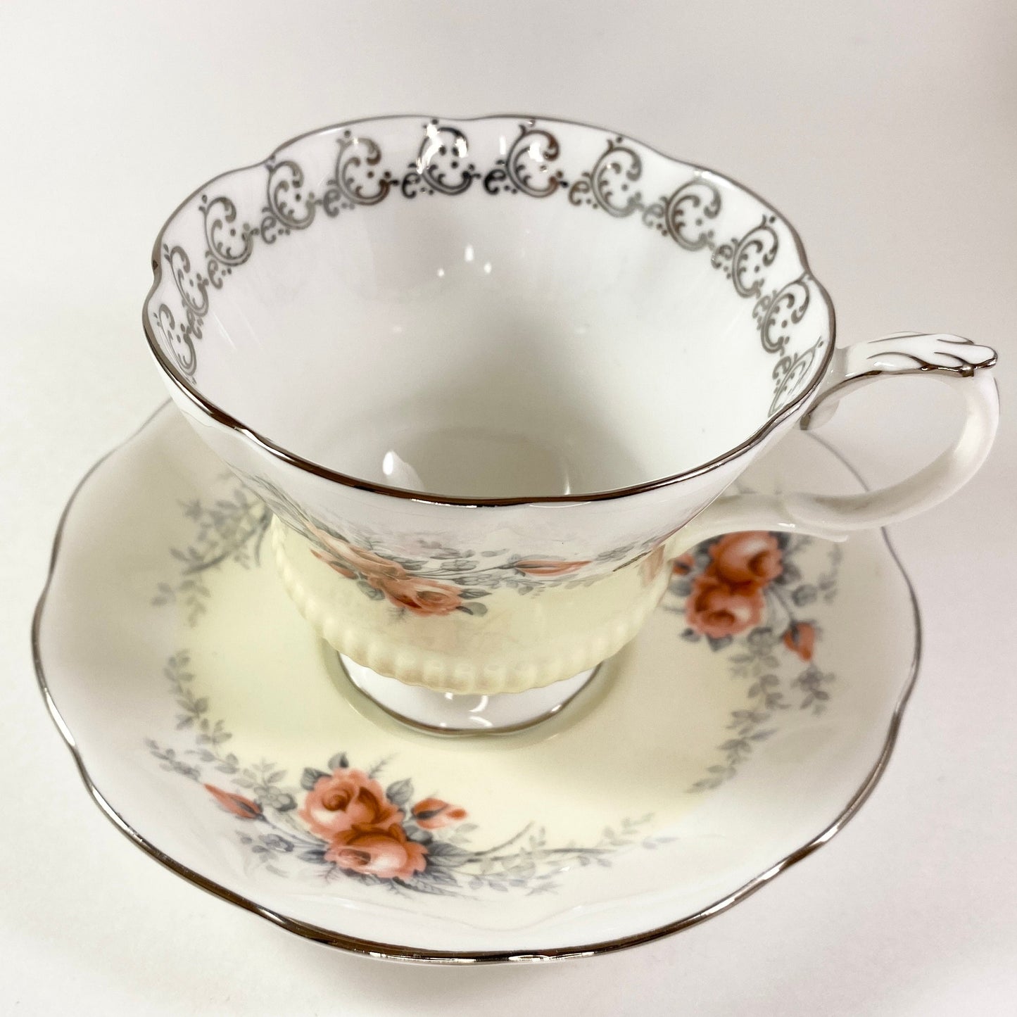 Vintage RARE Royal Albert Moon glow Teacup And Saucer