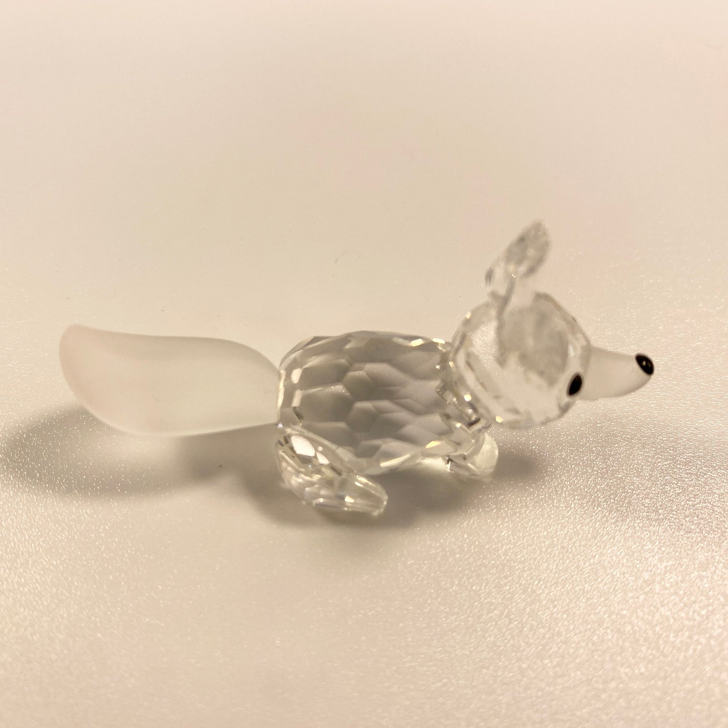 Swarovski Crystal Woodland Friends, Small Running Prowling Fox Figurine Box