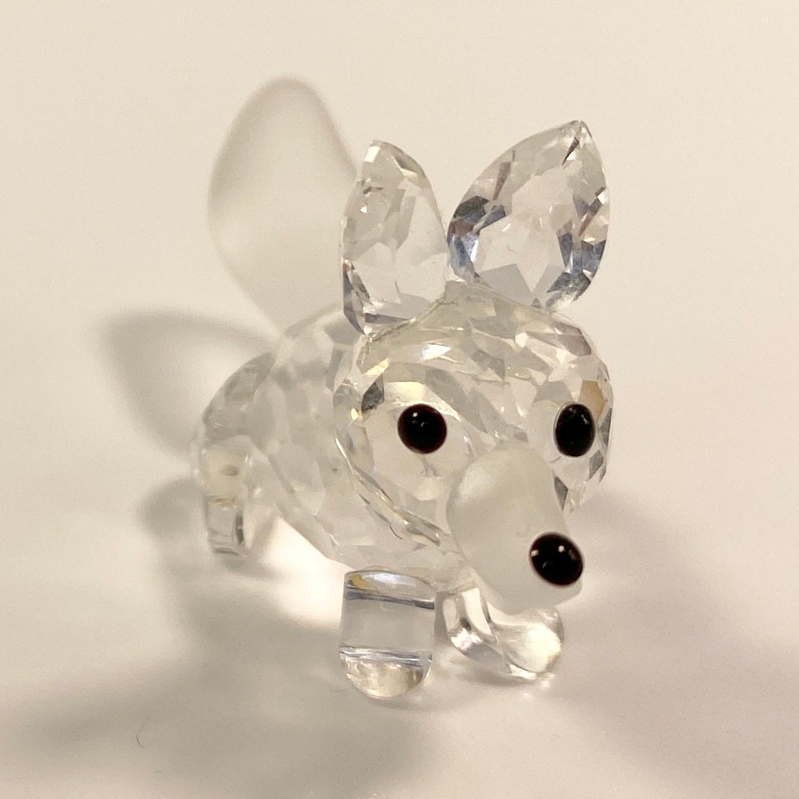 Swarovski Crystal Woodland Friends, Small Running Prowling Fox Figurine Box