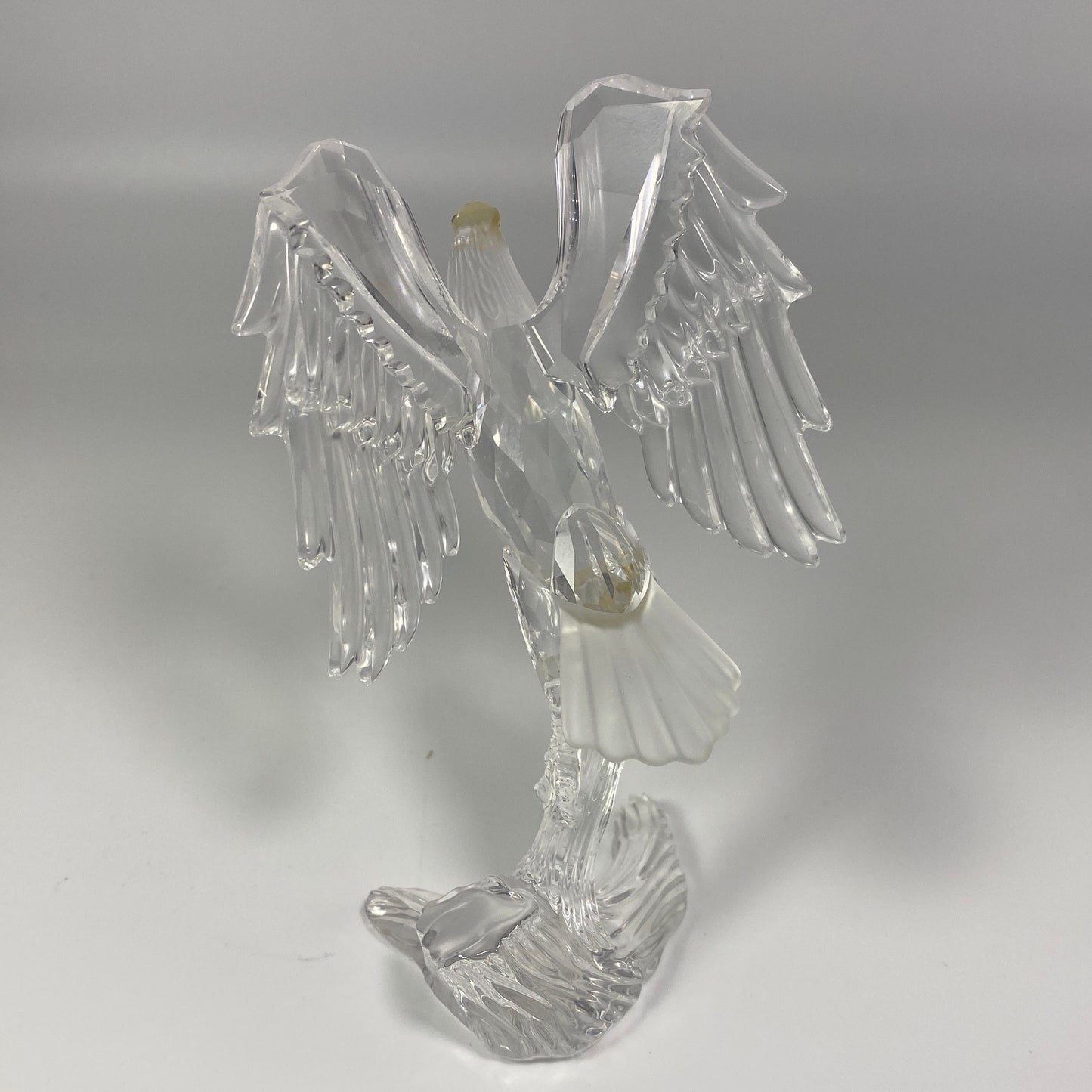 SWAROVSKI Silver Crystal large Figurine Bald Eagle American Pride 248003 MIB