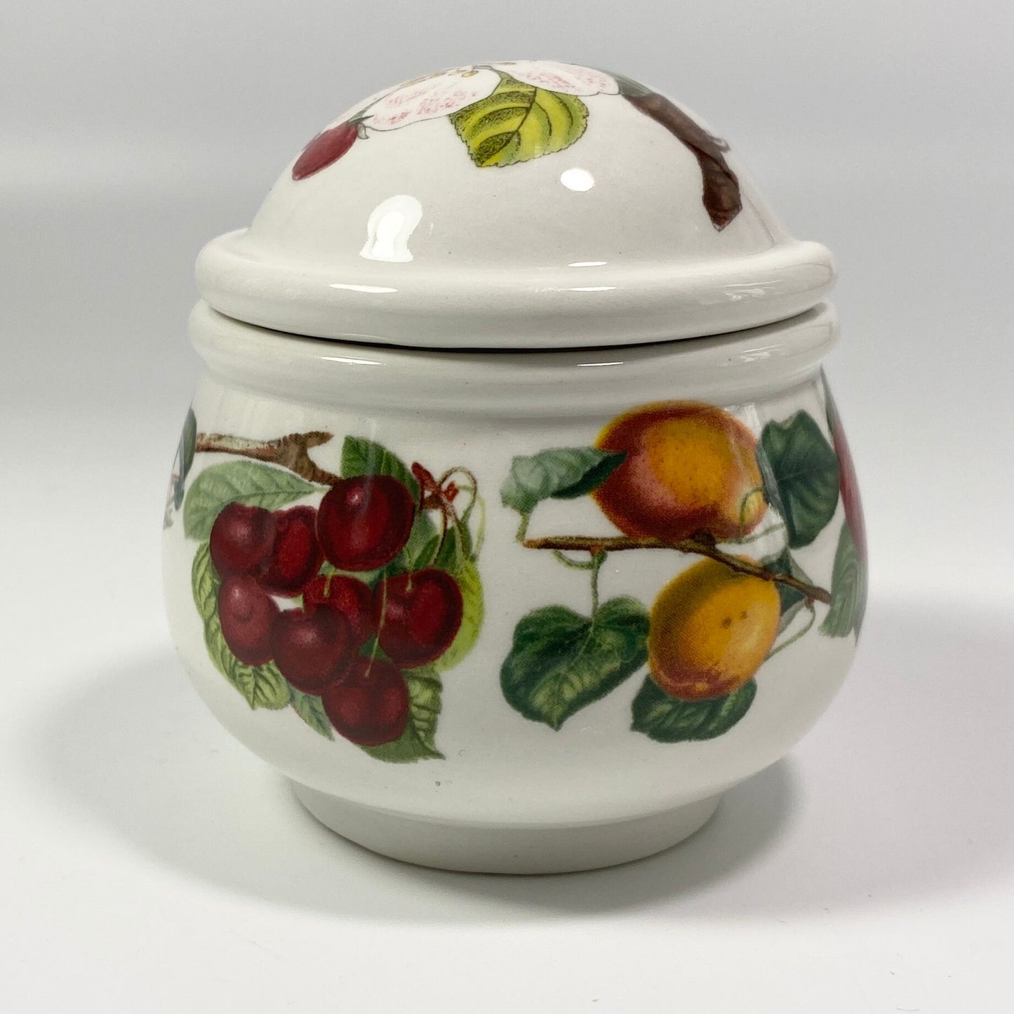 Portmeirion Pomona fruits design small 2.5 " inches Sugar Bowl & Lid