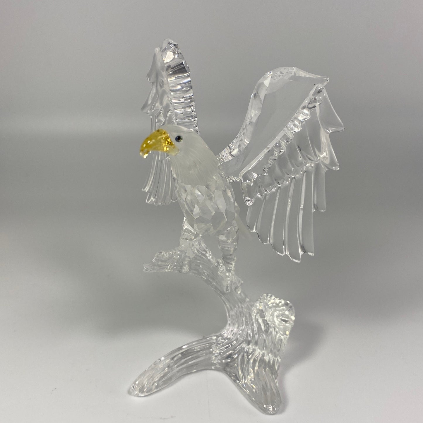 SWAROVSKI Silver Crystal large Figurine Bald Eagle American Pride 248003 MIB