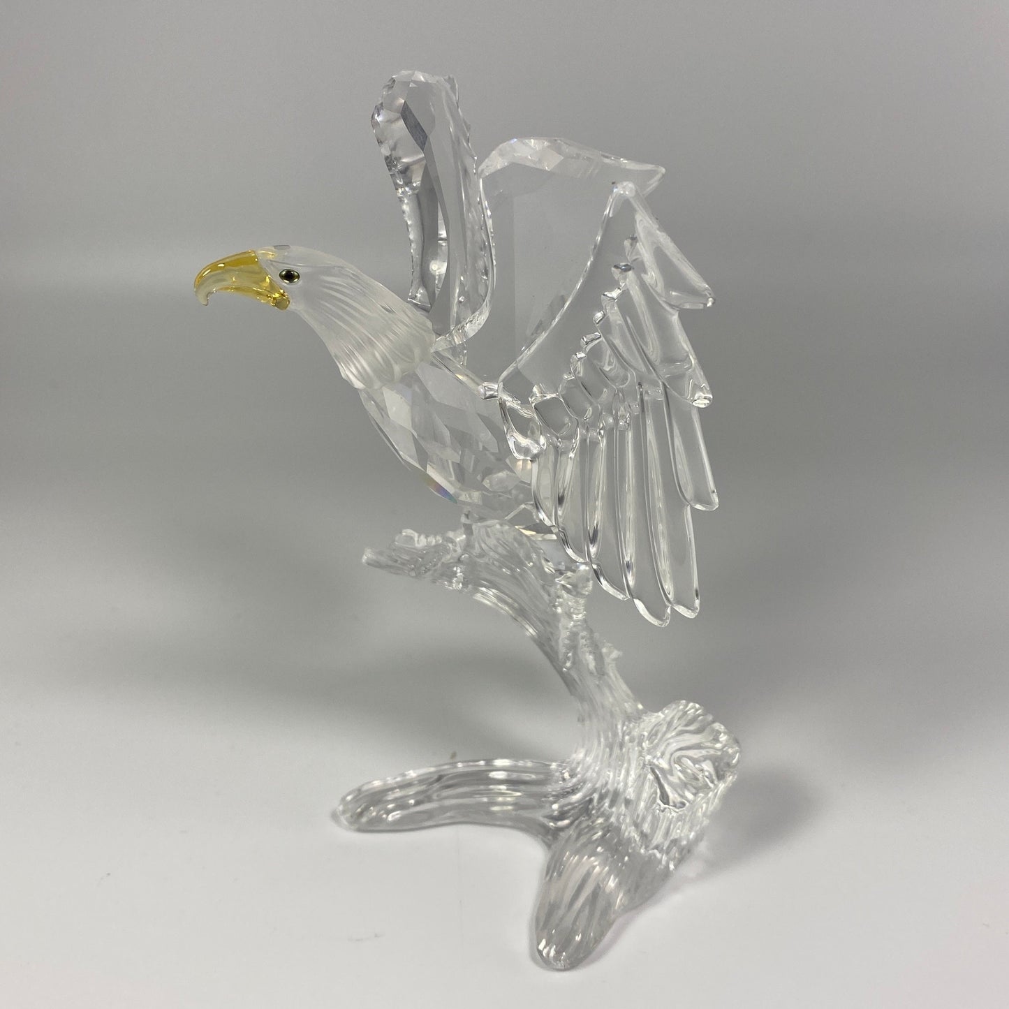 SWAROVSKI Silver Crystal large Figurine Bald Eagle American Pride 248003 MIB