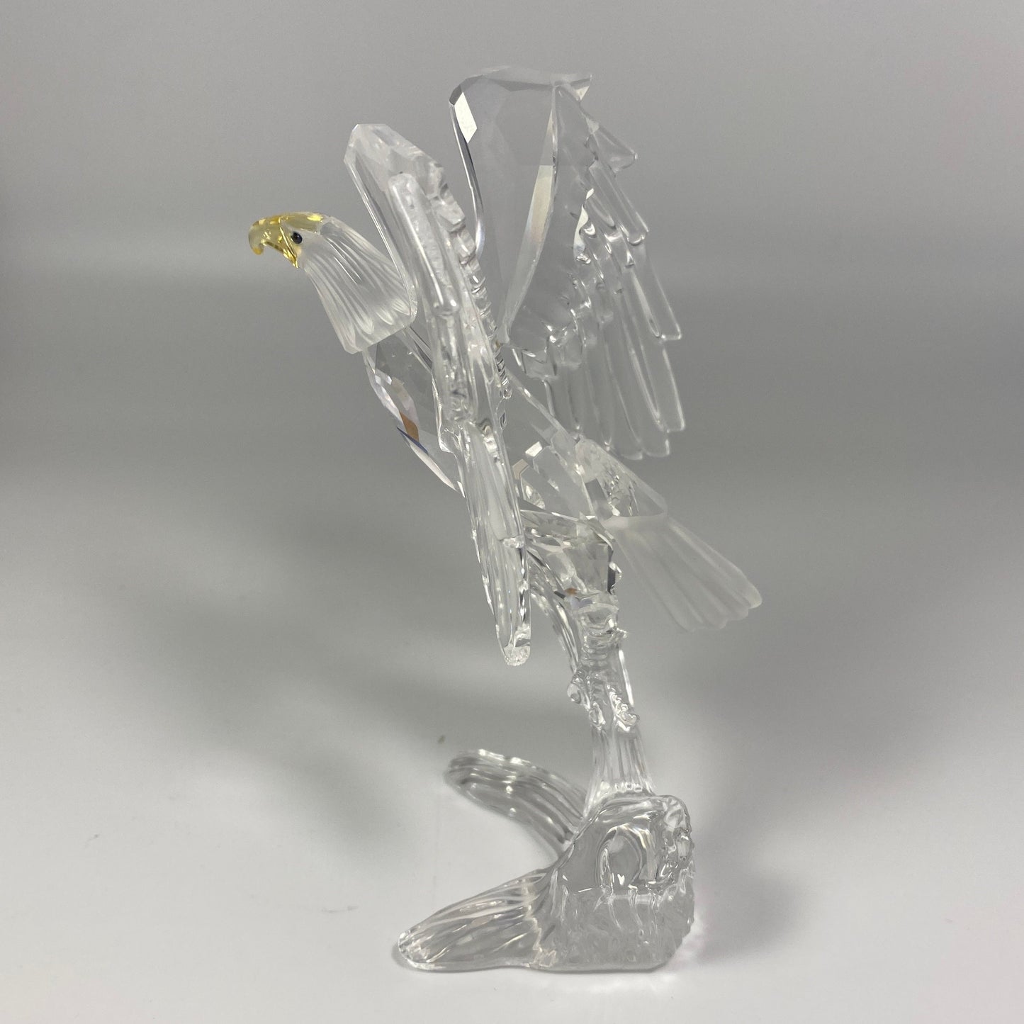 SWAROVSKI Silver Crystal large Figurine Bald Eagle American Pride 248003 MIB