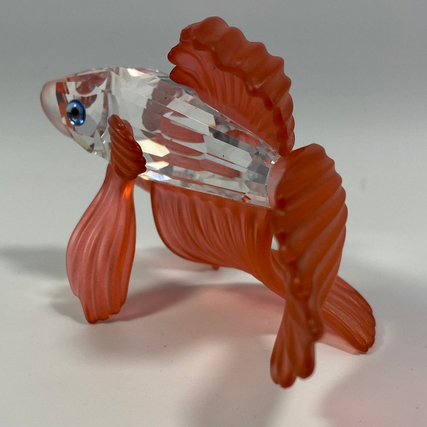 Swarovski Crystal Siamese Fighting Fish With Original Box made in Austria 660941