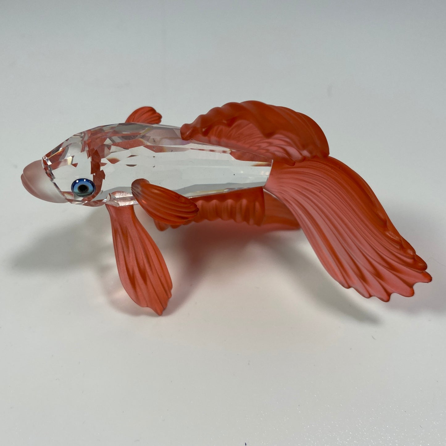Swarovski Crystal Siamese Fighting Fish With Original Box made in Austria 660941