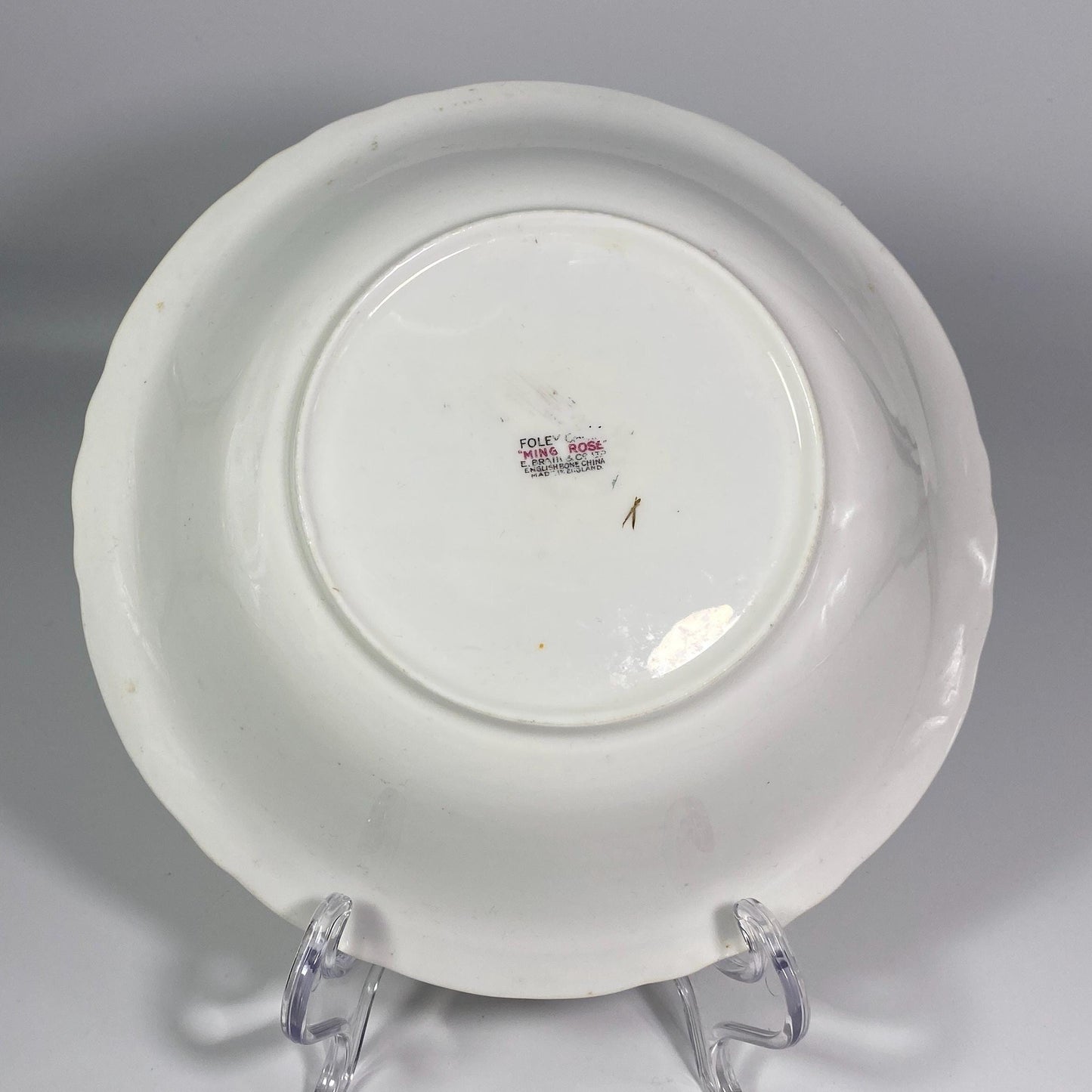RARE !! Foley Ming Rose Fine Bone China 8 1/4” serving Bowl