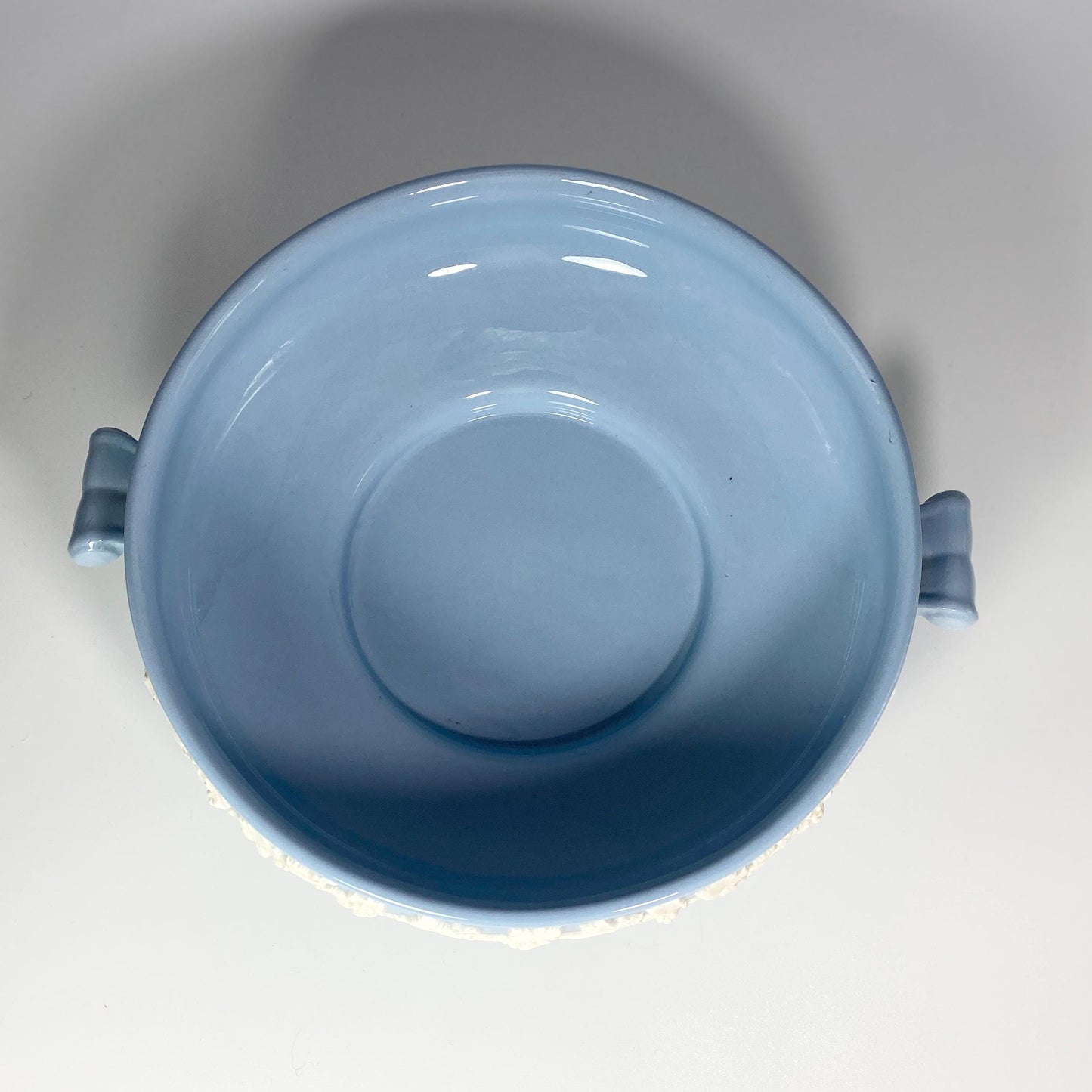 1950s RARE Wedgwood blue Etruria Barlaston blue Queensware platter