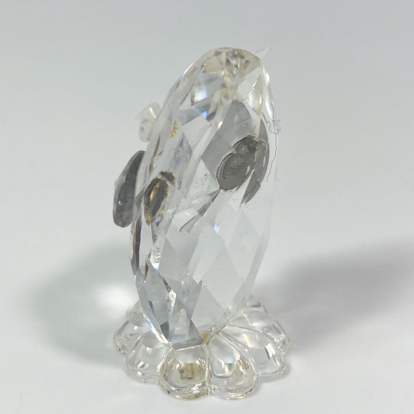 Swarovski Crystal Small Figurine Owl w Multicolor Eyes # 7654NR38 with box
