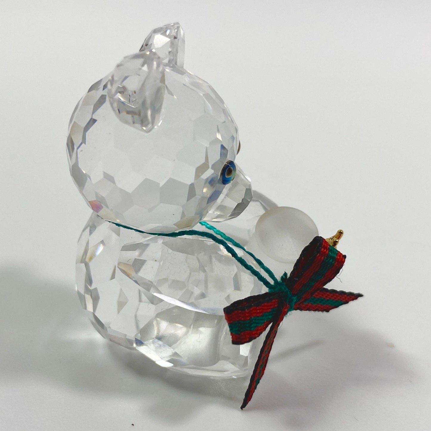 RARE Swarovski Bear Honey Pot and Bow Tiny Figurine Chris Bear Orig Box 213068