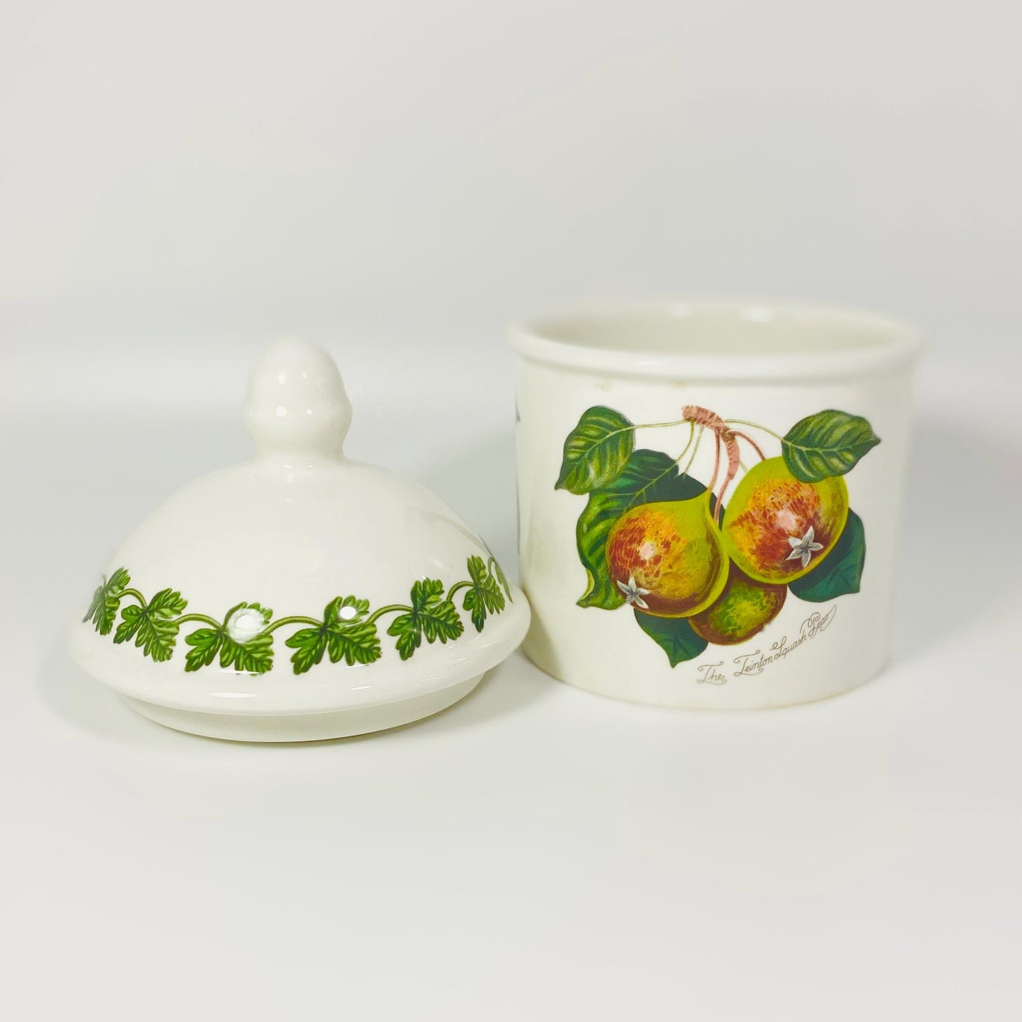 Portmeirion Pomona teinton squash pear storage lidded jar Lidded Canister/Crock