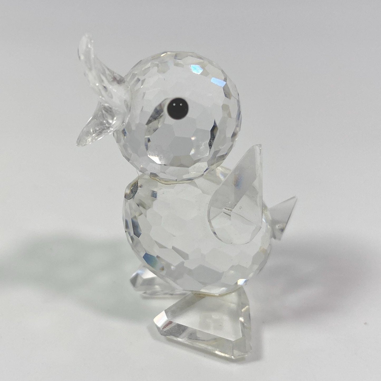 Swarovski Crystal Duck Figurine Mini Quacking Duckling 7660 NR 040 000 with Box
