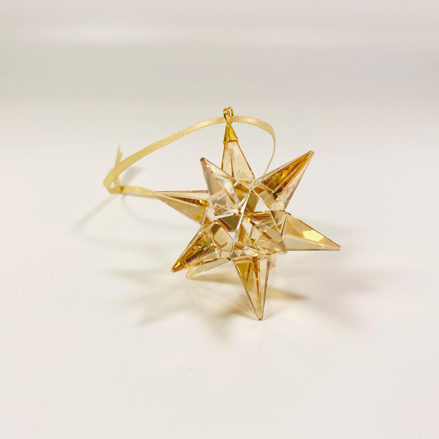 SWAROVSKI 3D Golden Shadow Star Christmas Holiday Ornament 5064260