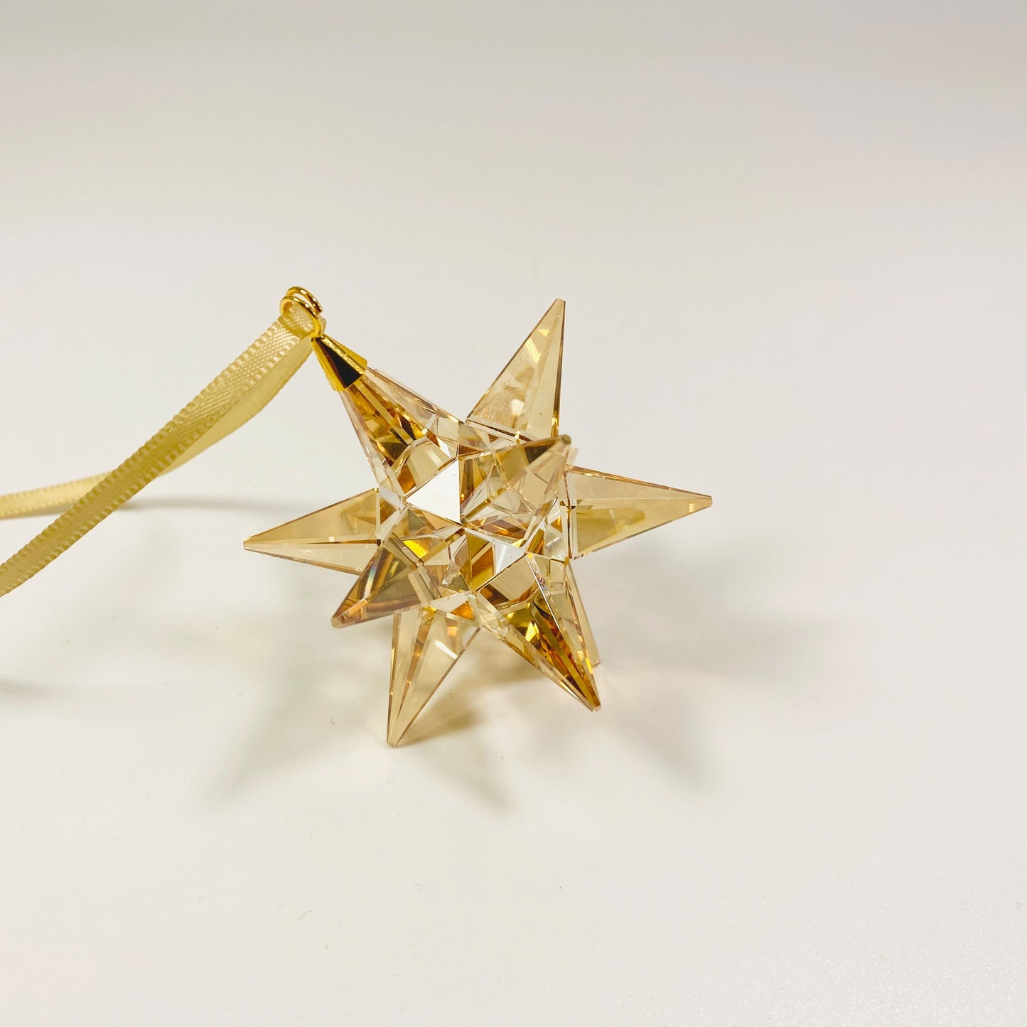 SWAROVSKI 3D Golden Shadow Star Christmas Holiday Ornament 5064260