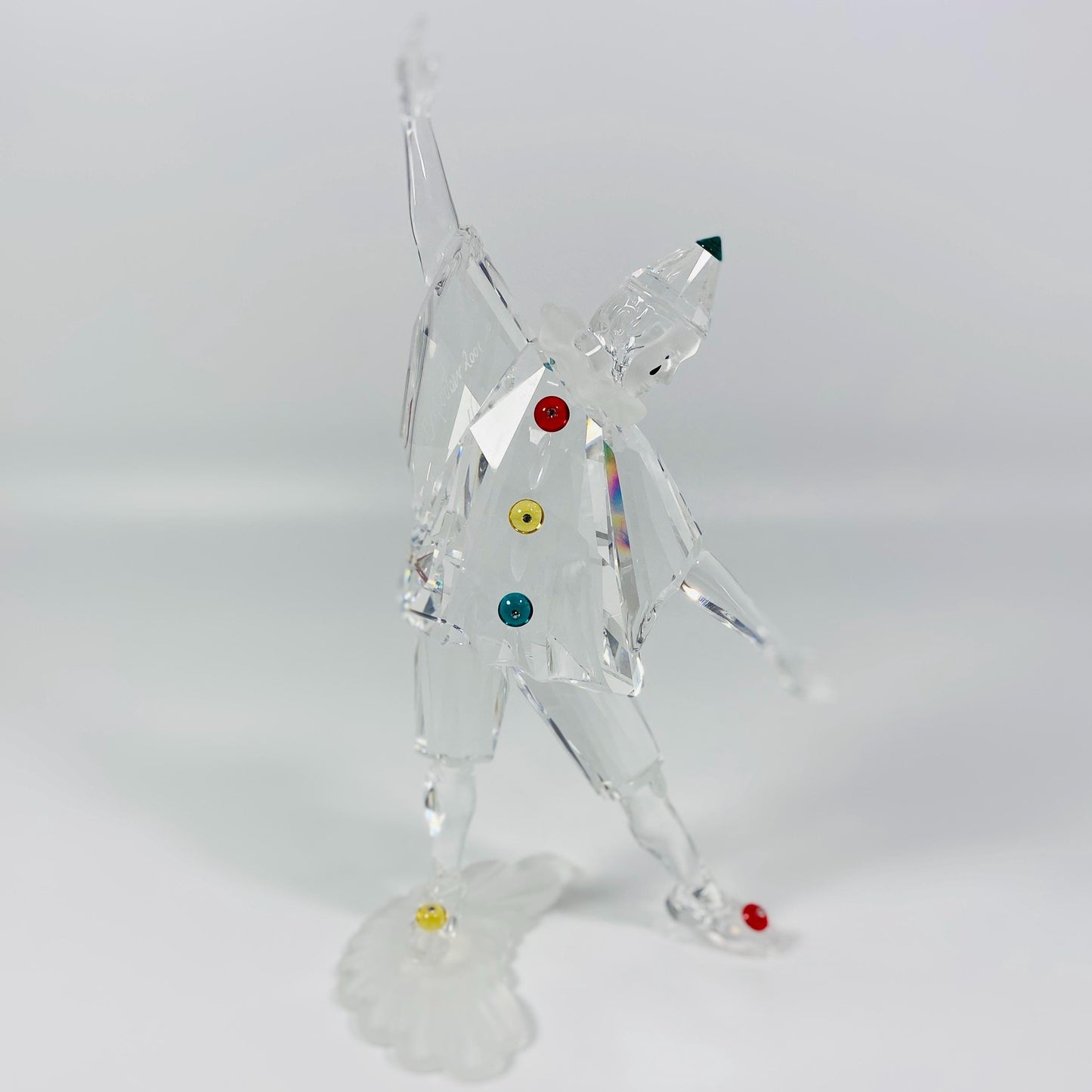 Swarovski Crystal 1999 SCS Annual Ltd Edition Masquerade Pierrot Clown W/BOX COA