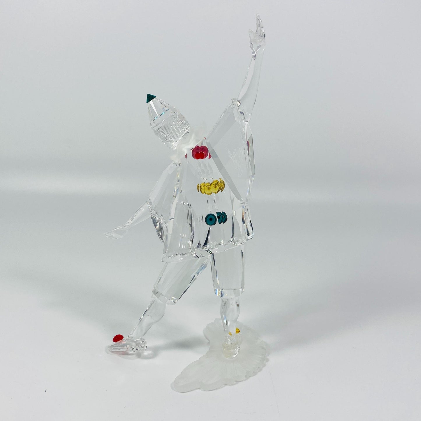 Swarovski Crystal 1999 SCS Annual Ltd Edition Masquerade Pierrot Clown W/BOX COA