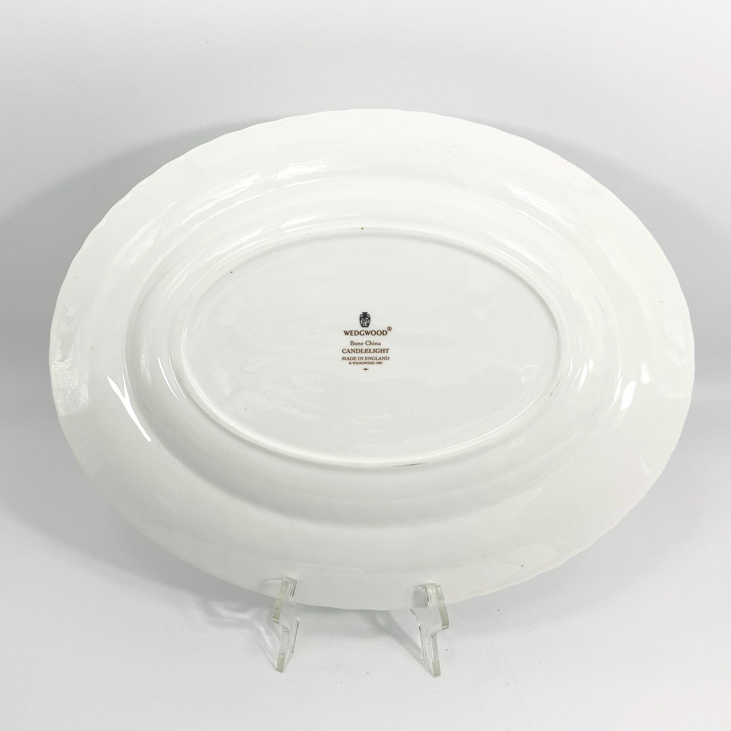 Wedgwood Candlelight Oval Serving Platter, 14" (G74)