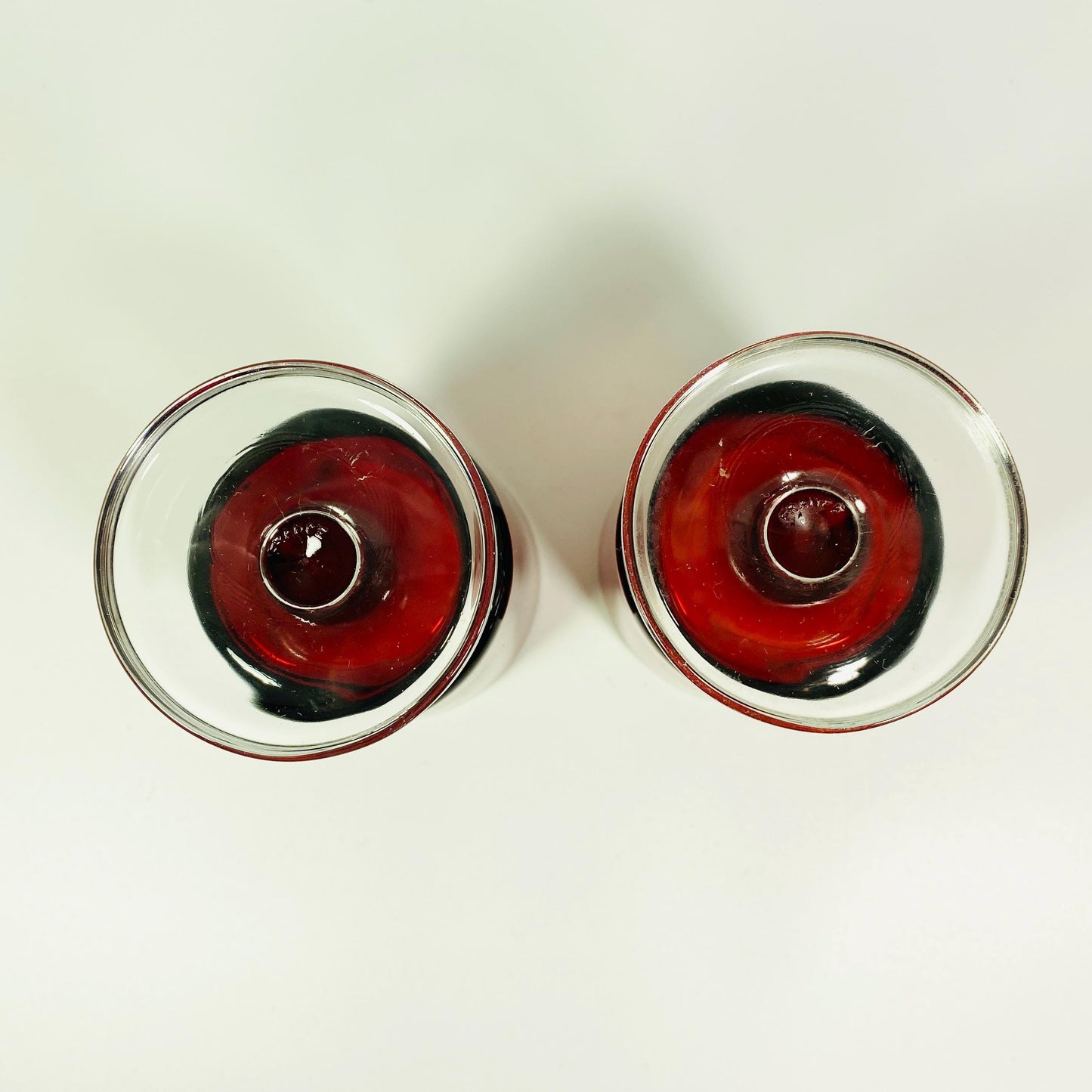 Luminarc Cavalier France Ruby Red Wine Glass 4 1/2”; 5 oz; Set of 2