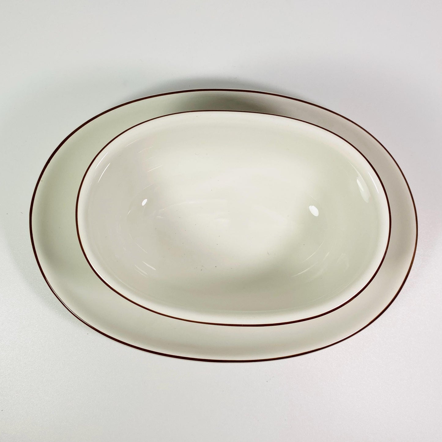 Villeroy & Boch Botanica Ranunculus Glacialis Oval Bowl with Attached Plate