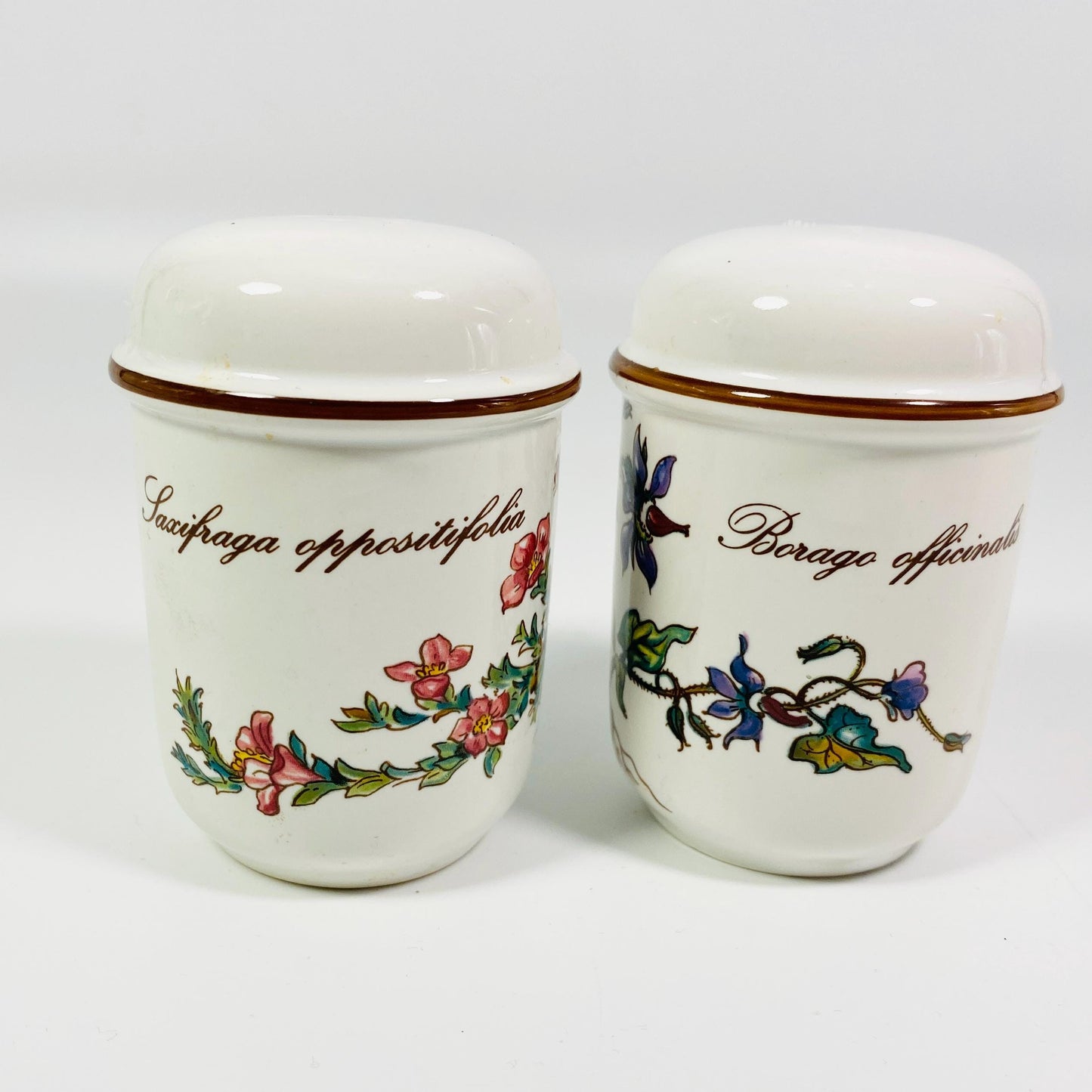 Villeroy & Boch Botanica Salt and Pepper Shaker Set with Stoppers-Vintage