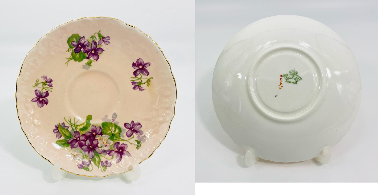 Vintage Orphaned Saucers from Aynsley, Coalport, pick your design
