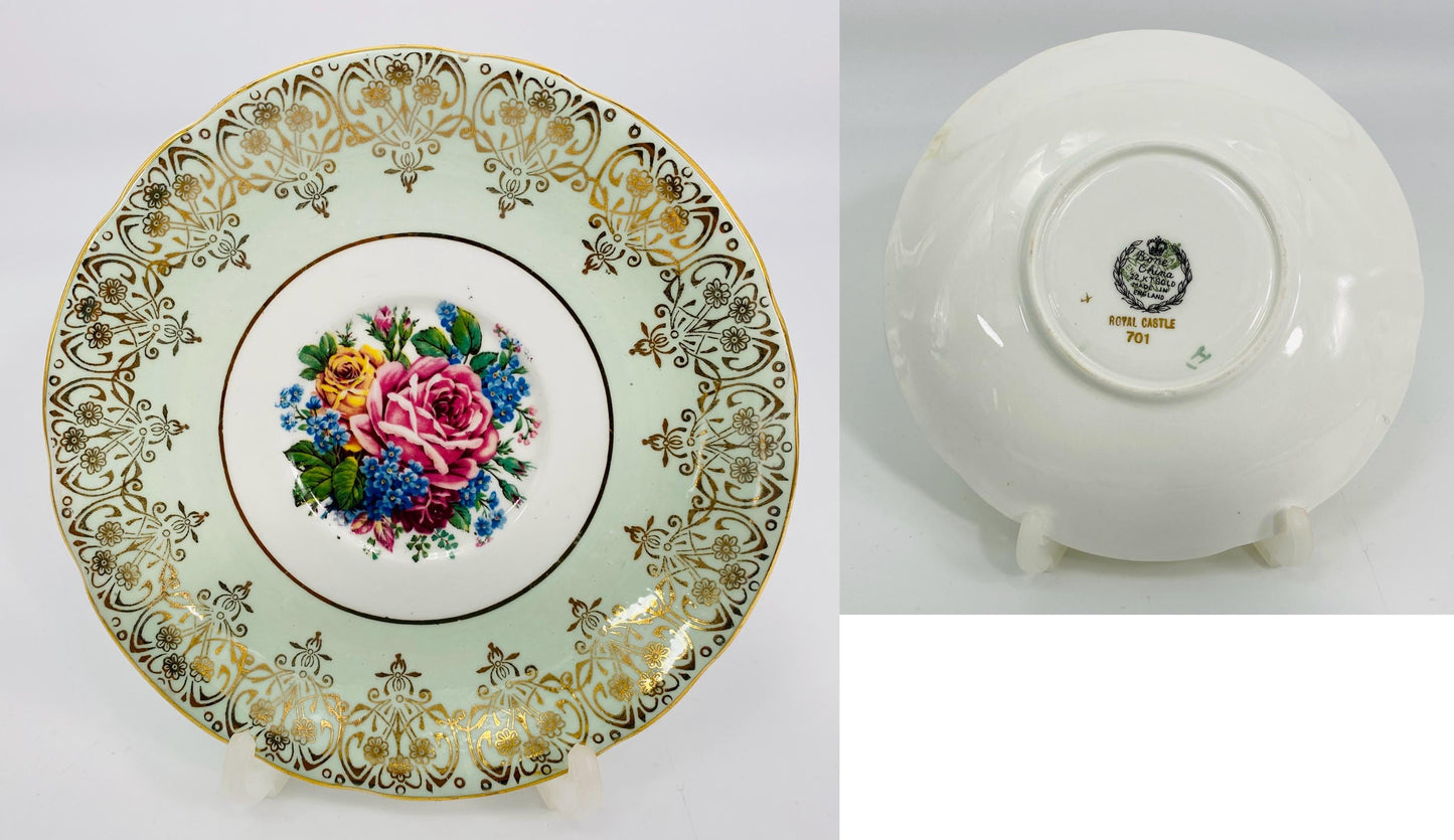 Vintage Saucers from Queen Anne, Sadler, Regency & Royal Castle pick your choice
