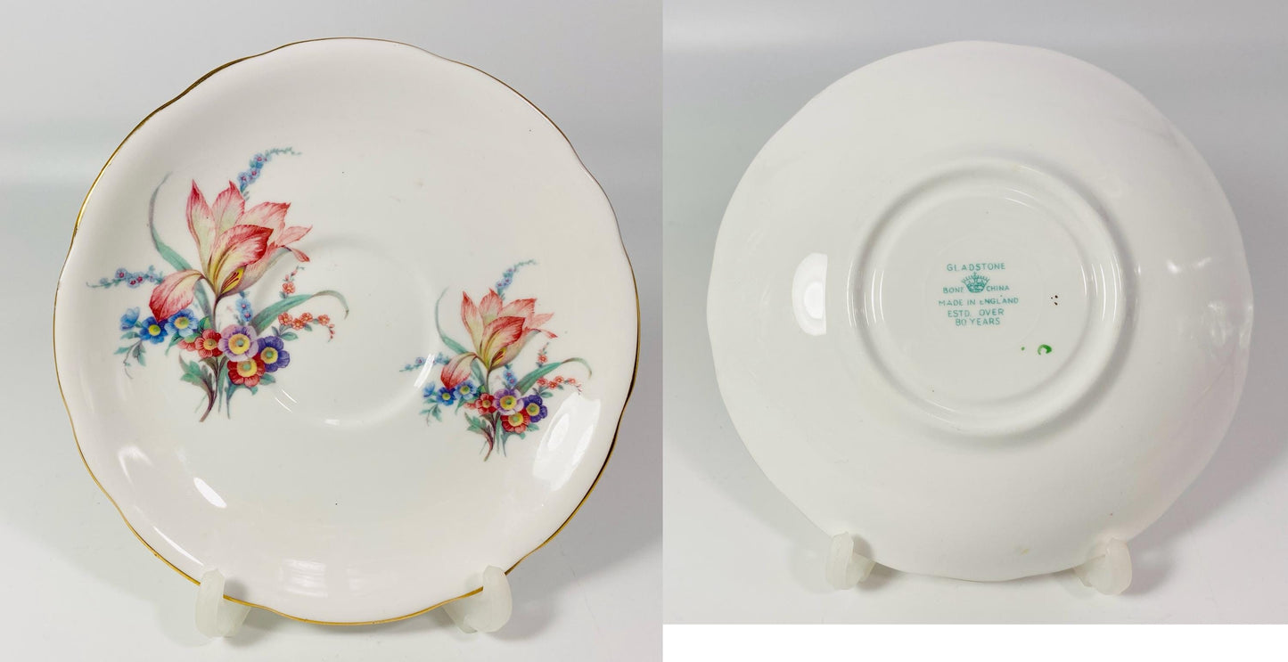 Vintage orphaned saucers from Foley, Rosina, Minton, Mikasa etc for bridal showers, replacement, tea parties etc...